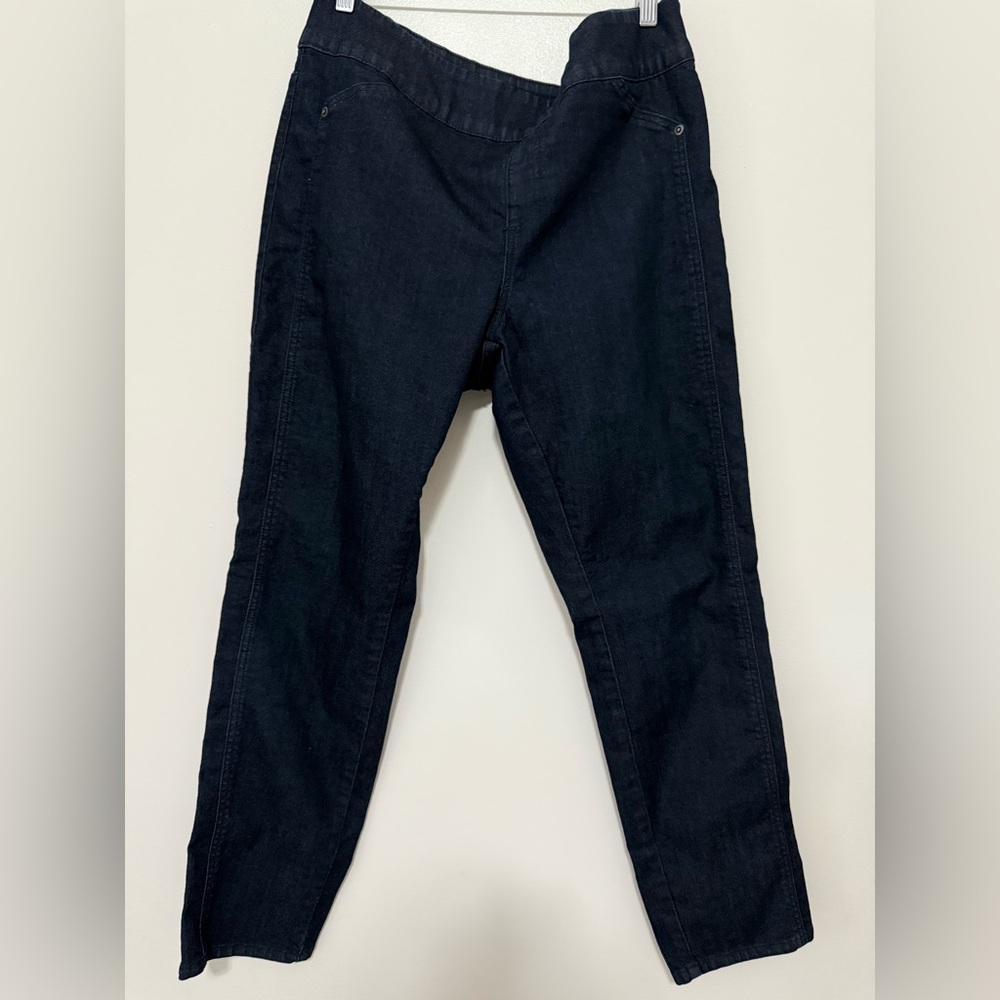 Chico's Dark Indigo Straight Leg Jeans
